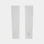 Plain cuff and thumb loop arm sleeve styles side by side