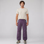 Softshell trail trousers worn, full length