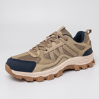 Lightweight Hiking Shoes - Khaki - three-quarter front view