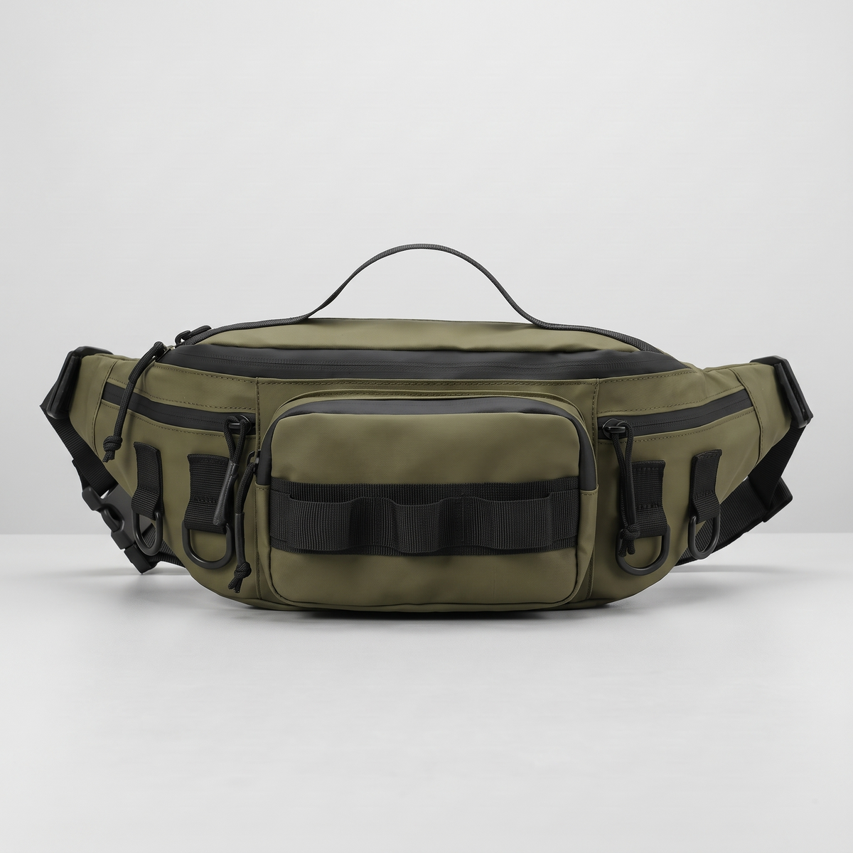 Bum bag waist pack in Olive Green