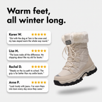 Customer comments on the women's fur lined snow boots