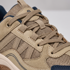 Lightweight Hiking Shoes - breathable mesh upper and lacing close-up