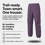 Trail-ready, town-smart, one trouser