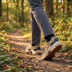 Lightweight Hiking Shoes - walking a woodland trail