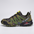 Terrabound Men's Trail Shoes - Green camouflage side profile