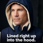 Fleece lining inside the hood