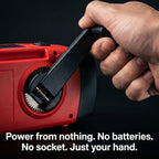 Emergency Hand Crank Radio - Solar and USB Rechargeable Weather Radio with Torch for Camping and Outdoor Use