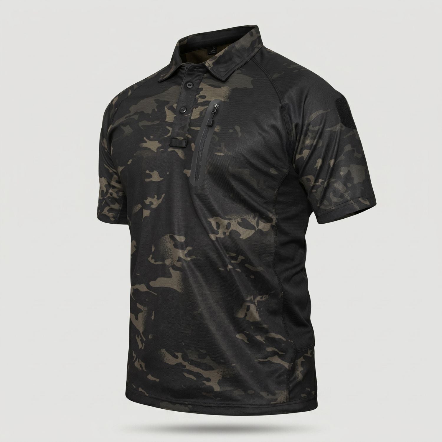 Men’s Quick-Dry Polo Shirt – Zip Pocket - Hiking & Outdoor Top