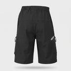 Men's MTB shorts in Black, back view