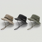 Men's Boonie Hat - Packable Wide Brim Sun Hat with Chin Strap for Hiking & Fishing