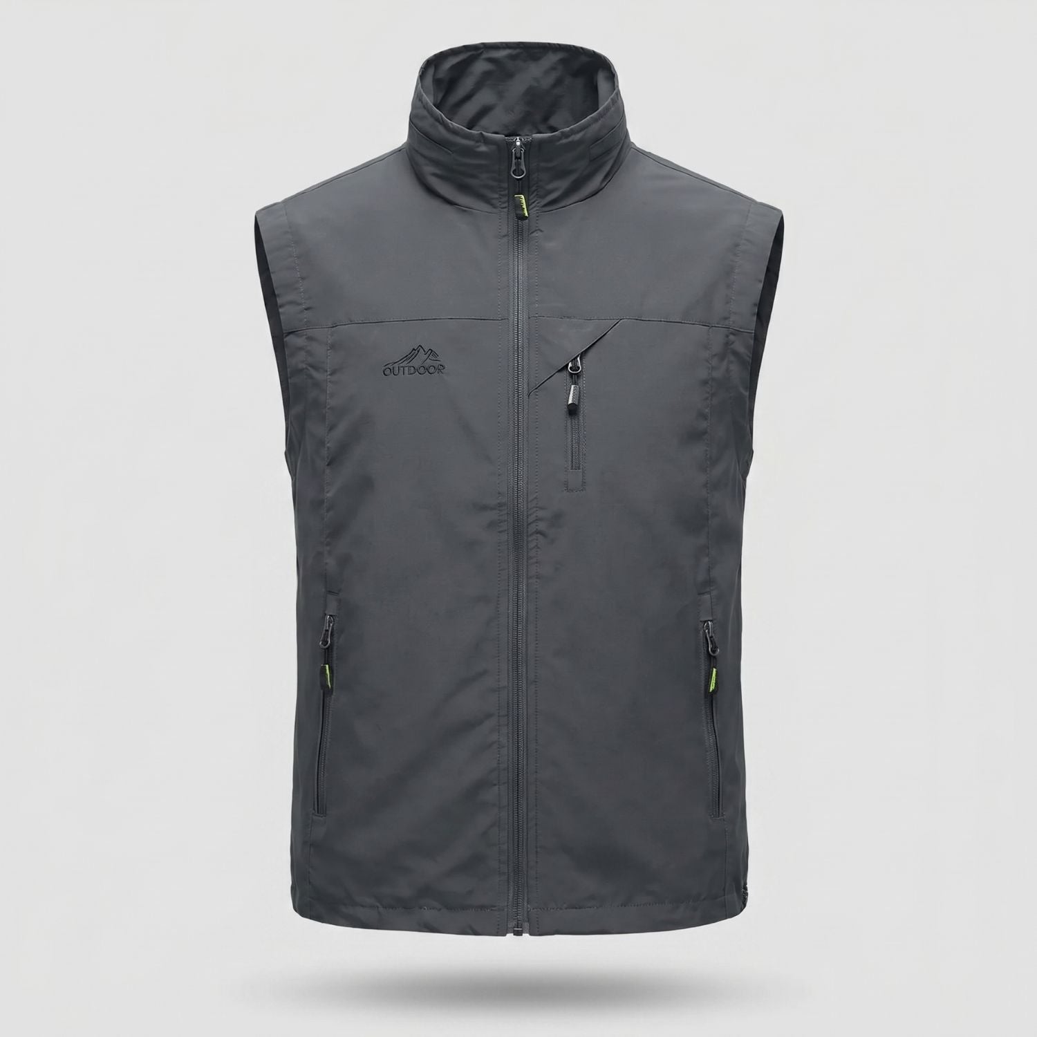 Lightweight Breathable Hiking Gilet – Multi-Pocket Outdoor Layer