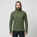 Men's UPF 50+ Sun Hoodie – Lightweight Quick-Dry Hiking & Fishing UV Top with Thumb Loops
