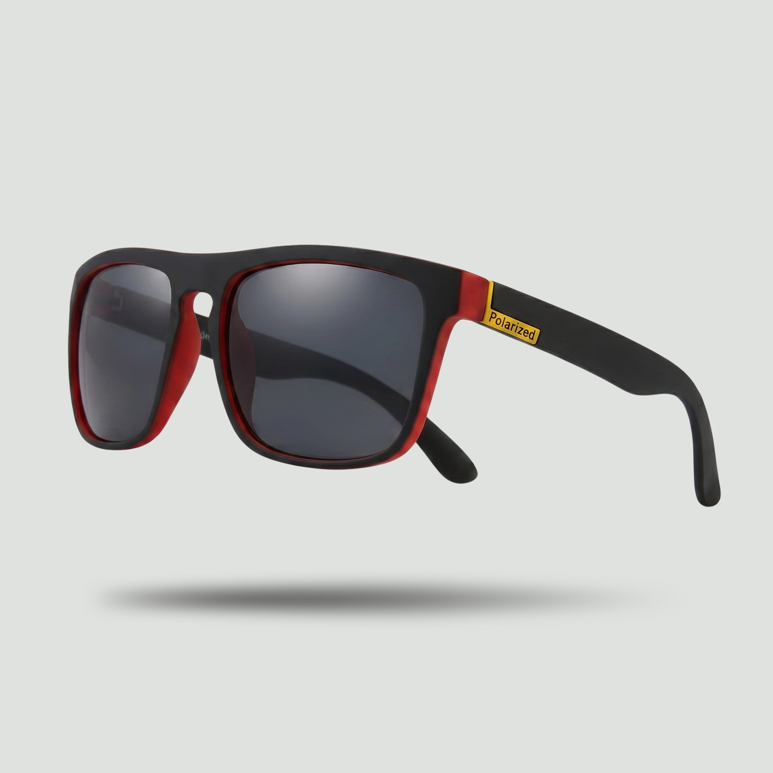 Men's Polarised Sports Sunglasses – Full-Rim Square Frame