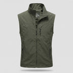Lightweight Breathable Hiking Gilet – Multi-Pocket Outdoor Layer
