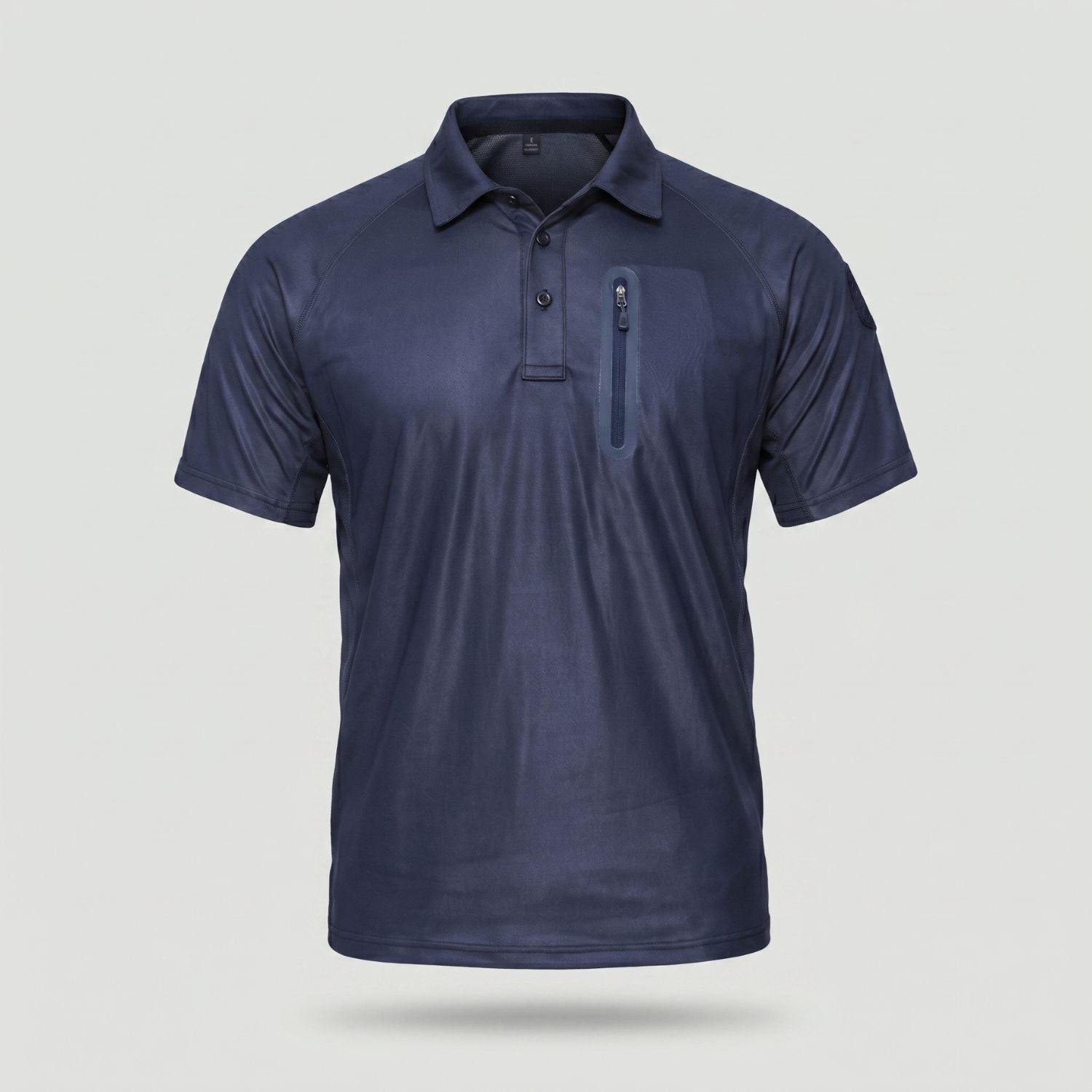 Men’s Quick-Dry Polo Shirt – Zip Pocket - Hiking & Outdoor Top