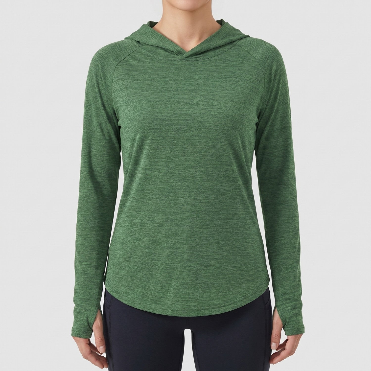 Women's Sun Hoodie - Midweight UPF 50+ Hooded UV Protection Top