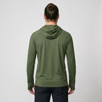 Men's UPF 50+ Sun Hoodie – Lightweight Quick-Dry Hiking & Fishing UV Top with Thumb Loops