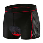 Men's Padded Cycling Undershorts - 5D Gel Pad Support - Breathable Cycling Underwear