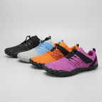 Barefoot shoes in Black, Grey, Orange and Pink