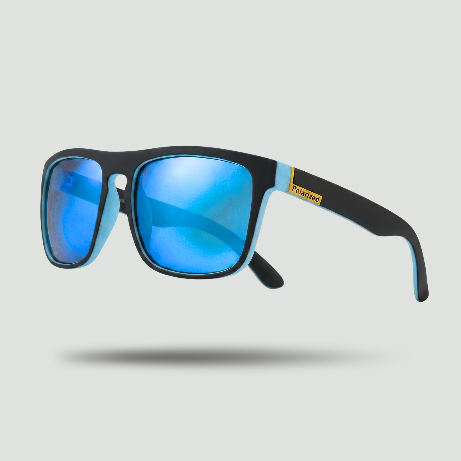 Men's Polarised Sports Sunglasses – Full-Rim Square Frame