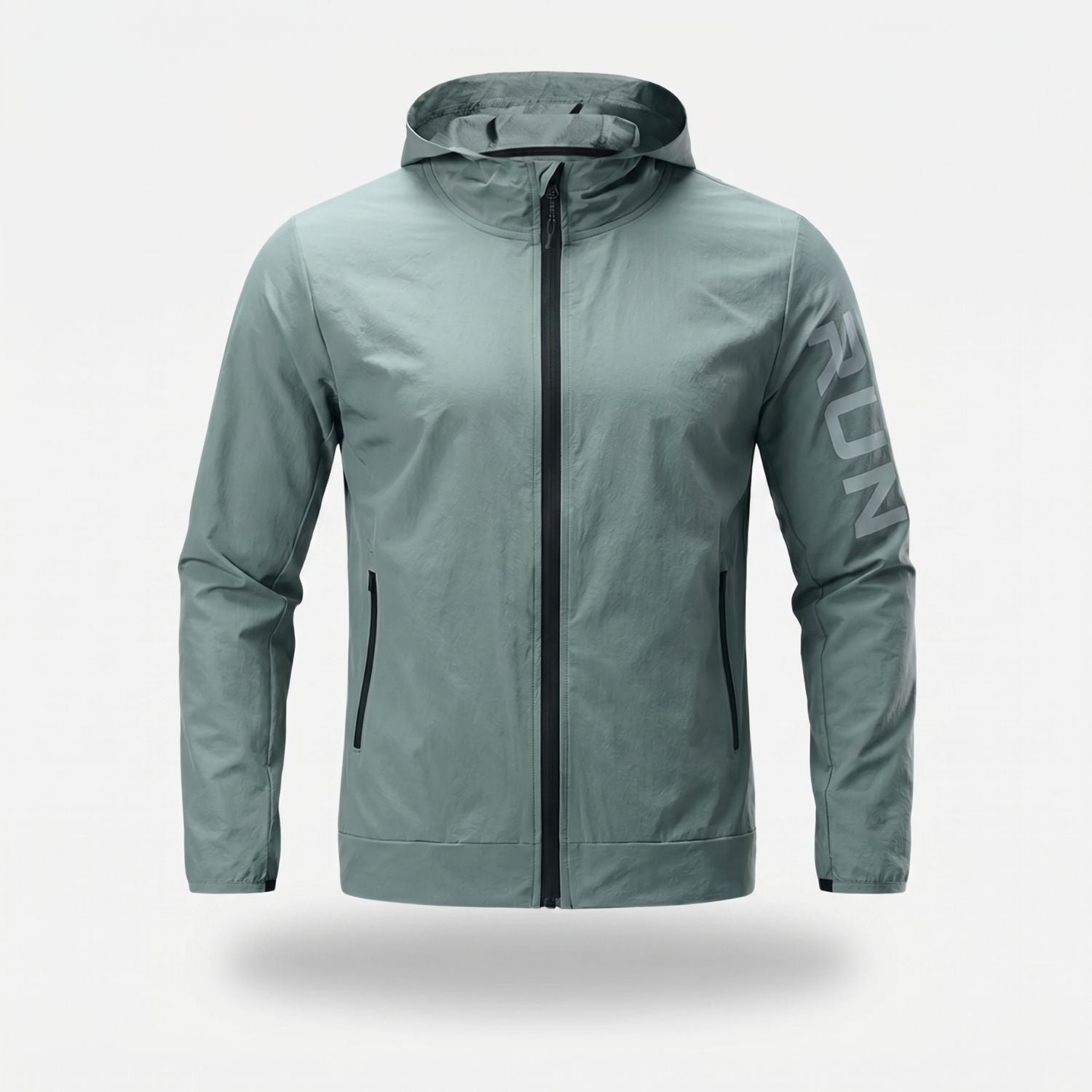 Men's Running Jacket - Lightweight Packable - Windproof & Water-Resistant