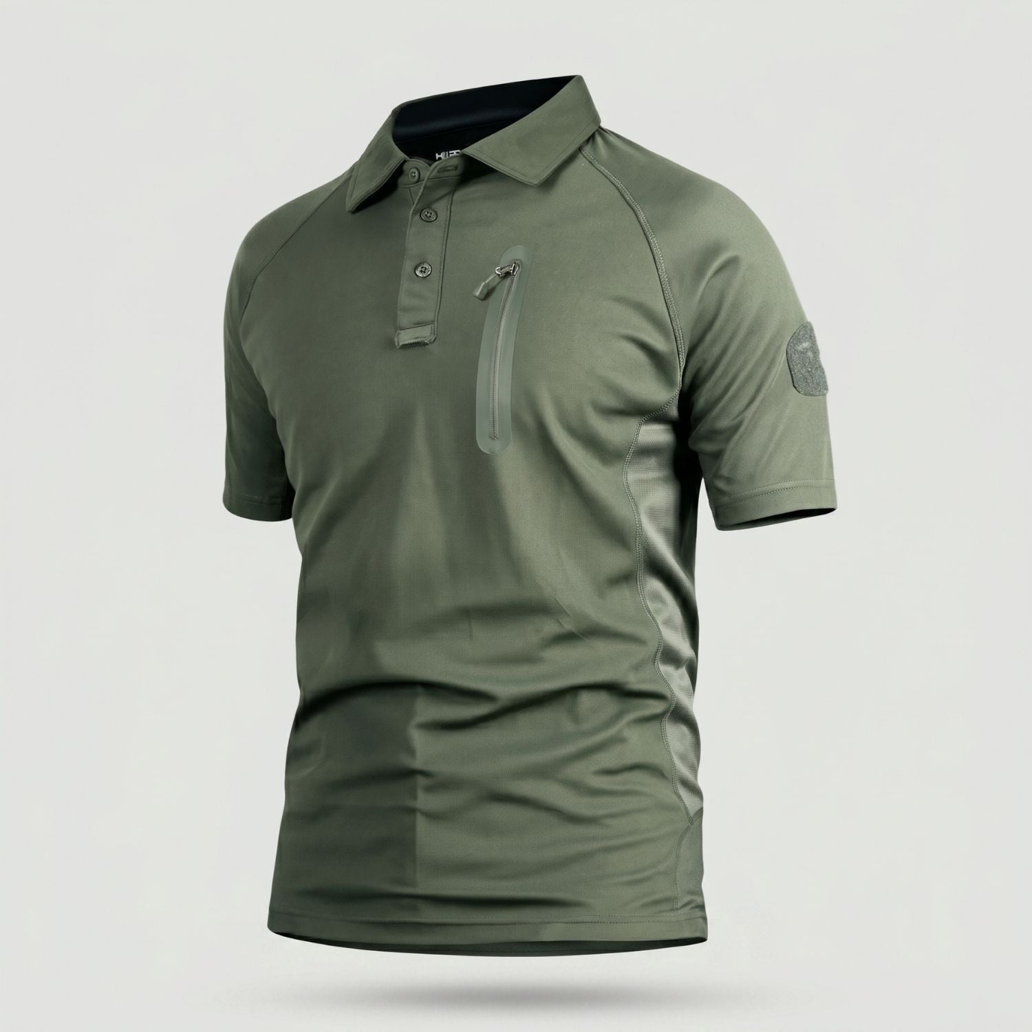 Men’s Quick-Dry Polo Shirt – Zip Pocket - Hiking & Outdoor Top