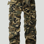 Men’s Camouflage Cargo Trousers – Multi-Pocket Outdoor Utility Design