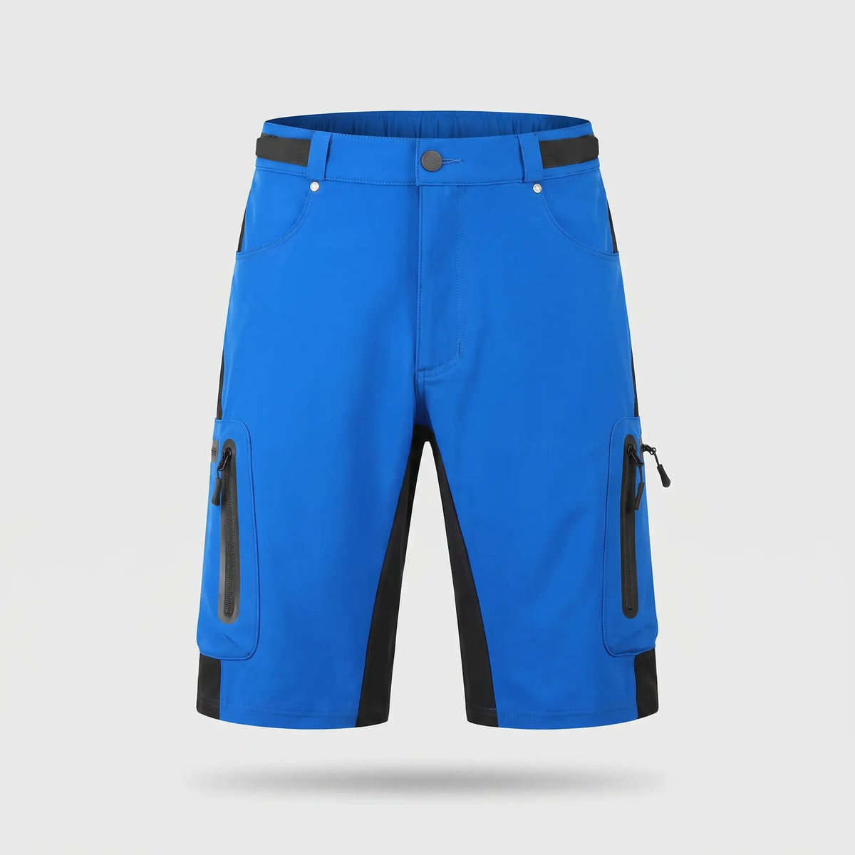 Men's MTB shorts in Light Blue, front view