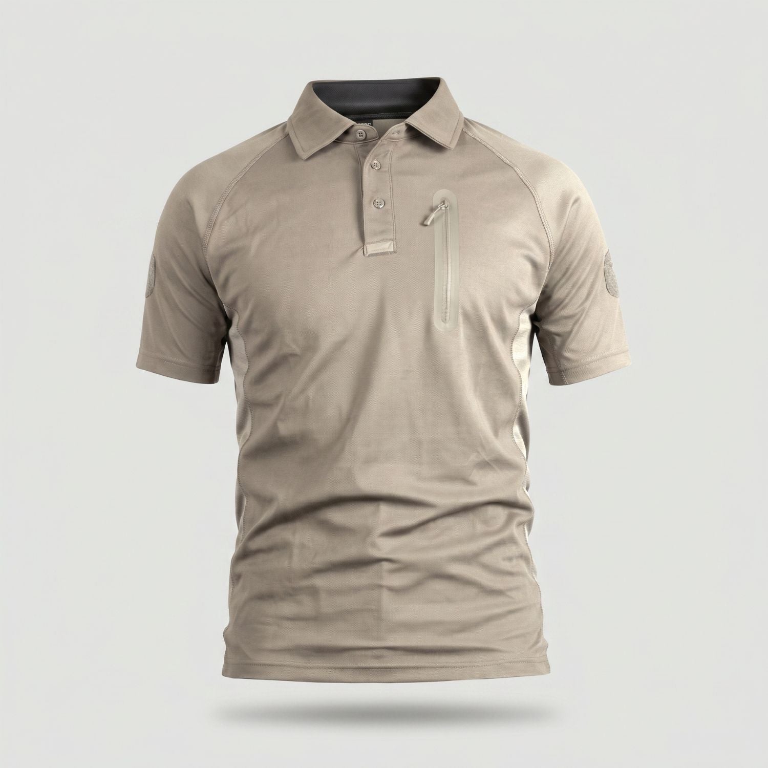 Men’s Quick-Dry Polo Shirt – Zip Pocket - Hiking & Outdoor Top
