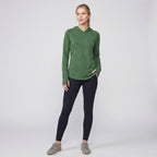 Women's Sun Hoodie - UPF 50+ Midweight Hooded UV Protection Top