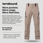 Men's Water-Resistant Cargo Trousers – Multi-Pocket Tactical Pants for Hunting and Fishing