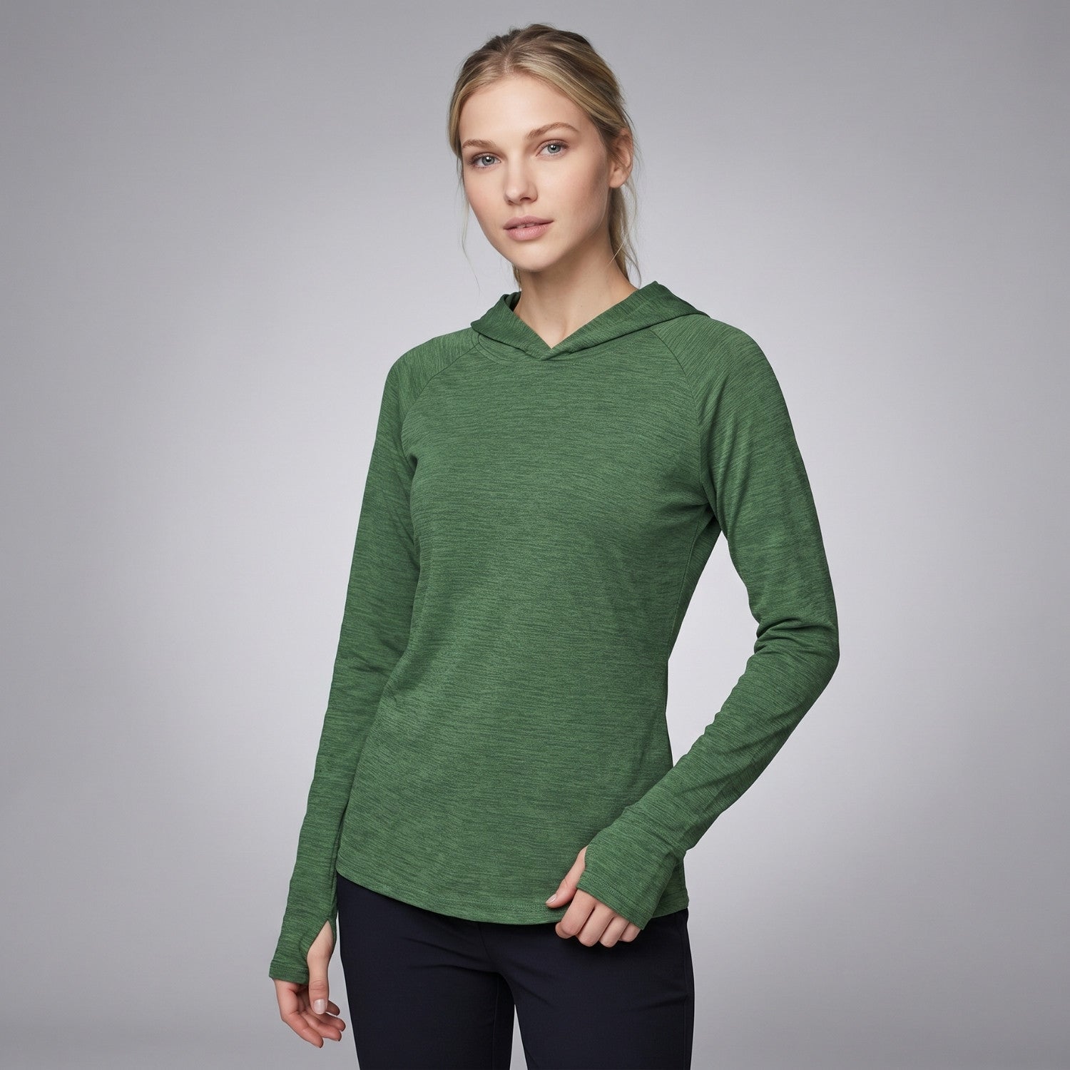 Women's Sun Hoodie - Midweight UPF 50+ Hooded UV Protection Top