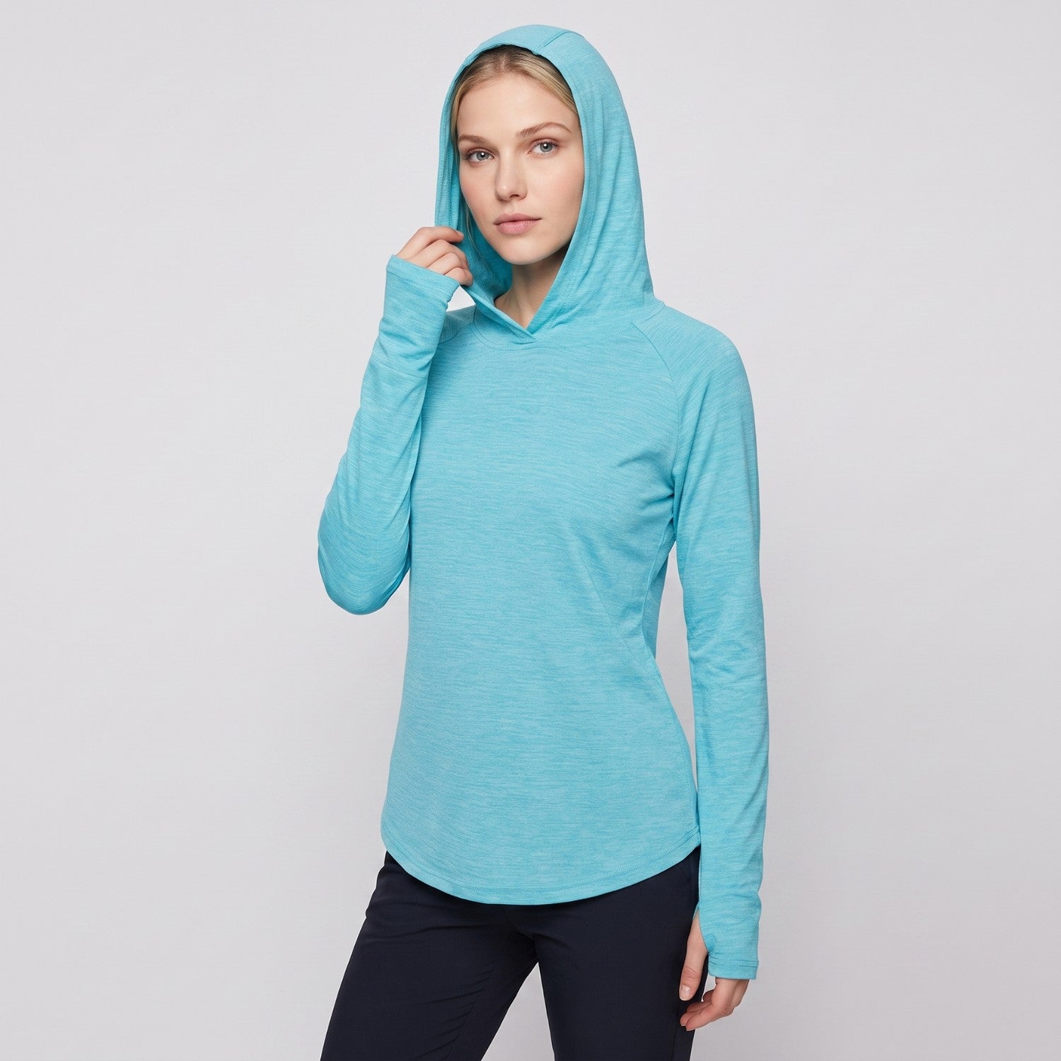 Women's Sun Hoodie - Midweight Hooded Long-Sleeve Top