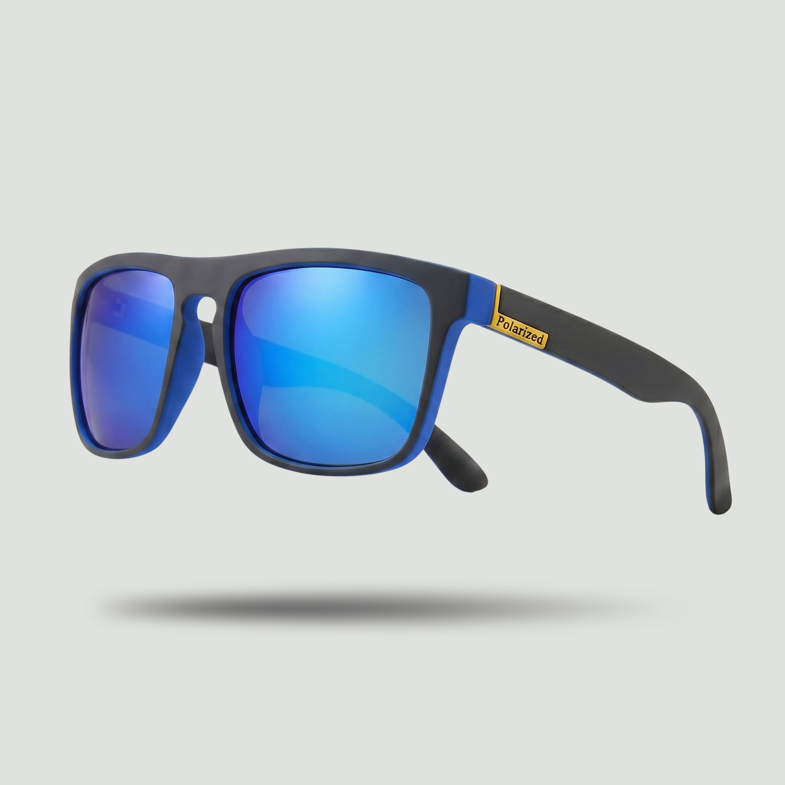 Men's Polarised Sports Sunglasses – Full-Rim Square Frame
