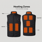Heated Vest – USB Powered with Four Heating Zones for Hiking