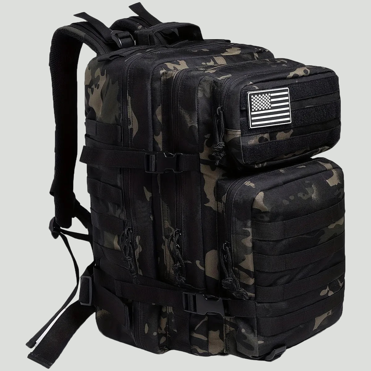 45L Hiking Backpack - Spacious MOLLE Rucksack for Camping, Trekking and Multi-Day Outdoor Use