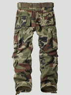Men’s Camouflage Cargo Trousers – Multi-Pocket Outdoor Utility Design