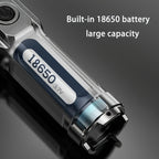 Portable Zoom Torch with Focusable Beam – Compact & Rechargeable Flashlight