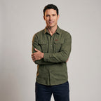 Men's Lightweight Long-Sleeve Outdoor Shirt – Durable Cotton Design