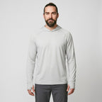 Men's UPF 50+ Sun Hoodie – Lightweight Quick-Dry Hiking & Fishing UV Top with Thumb Loops