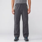 Softshell trail trousers Graphite Grey, front