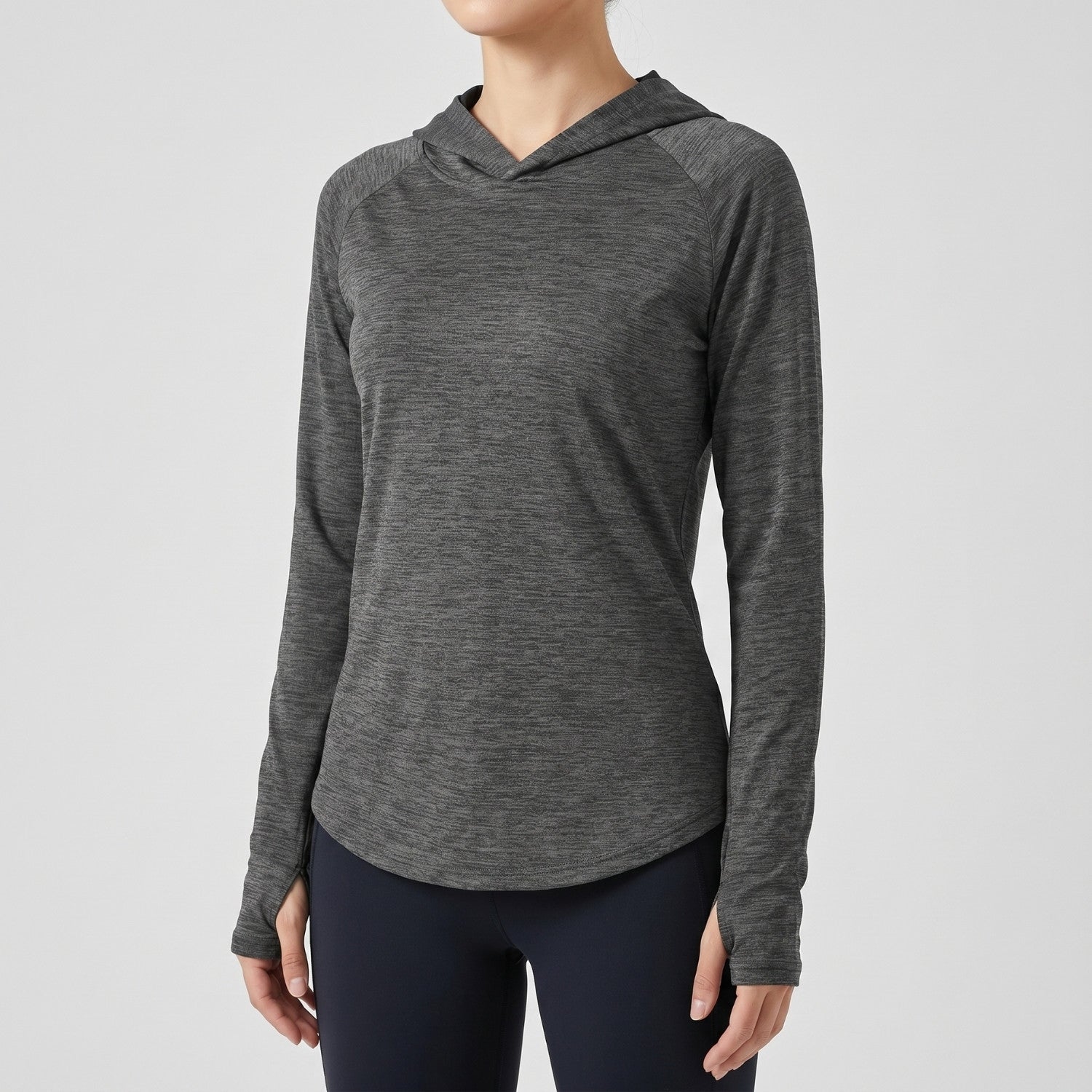Women's Sun Hoodie - Midweight UPF 50+ Hooded UV Protection Top