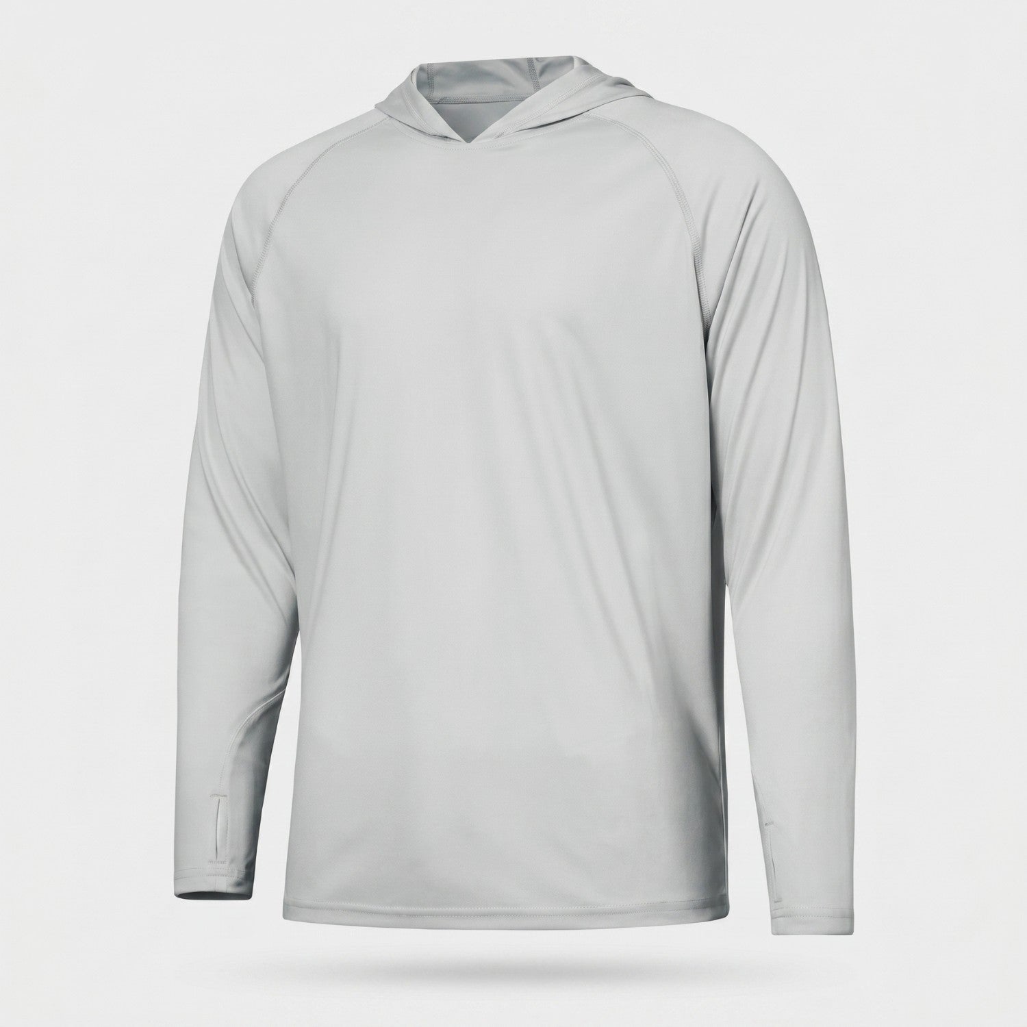 Men's UPF 50+ Sun Hoodie – Lightweight Quick-Dry Hiking & Fishing UV Top with Thumb Loops