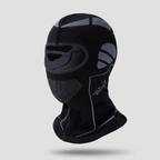 Thermal balaclava in Black Blue, front three-quarter view