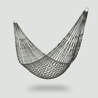 Lightweight Mesh Camping Hammock – Breathable Nylon Weave for Backpacking and Garden Use