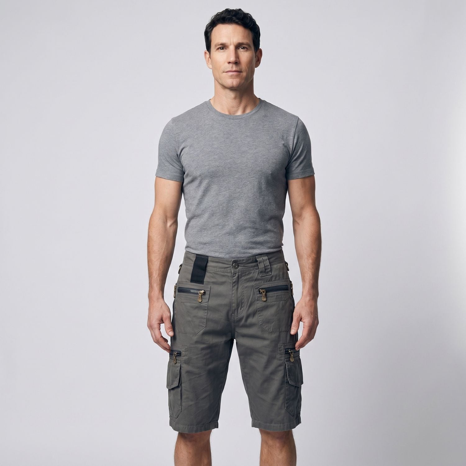 Men's Outdoor Cargo Shorts - 10 Pocket Cotton - Hiking & Fishing Shorts
