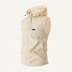 Men's Hooded Gilet - Lightweight Windproof Outdoor Vest for Fishing & Hiking