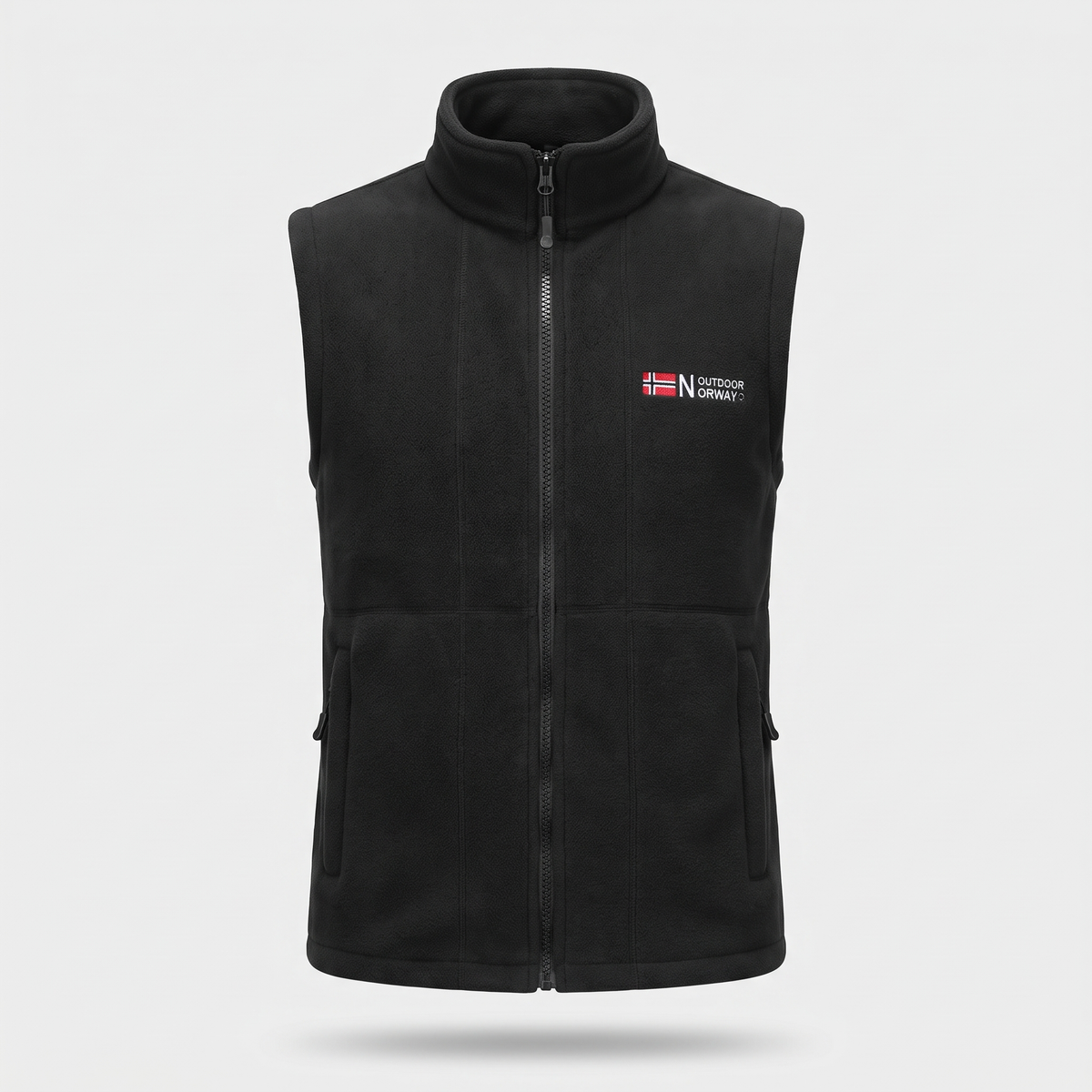 Men's Fleece Gilet - Black - Terrabound Outdoor