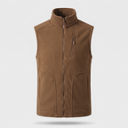 Men's Fleece Gilet - Coffee - Terrabound Outdoor
