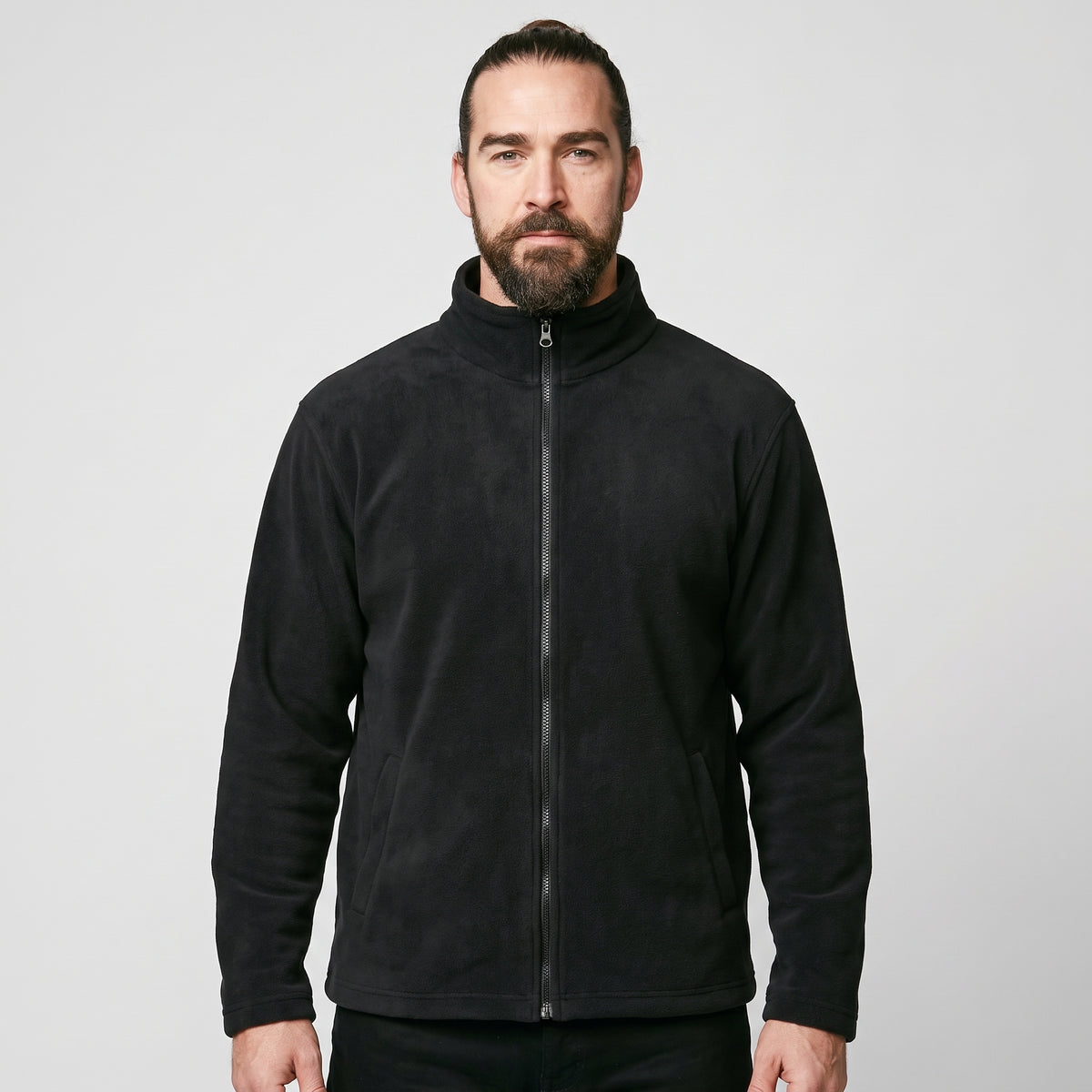 Terrabound Men's Fleece Jacket - Black - front